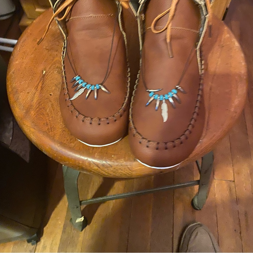 Cowhide Leather Moccasins